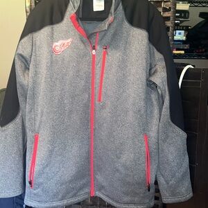 Large Detroit Red Wings NHL hockey coat